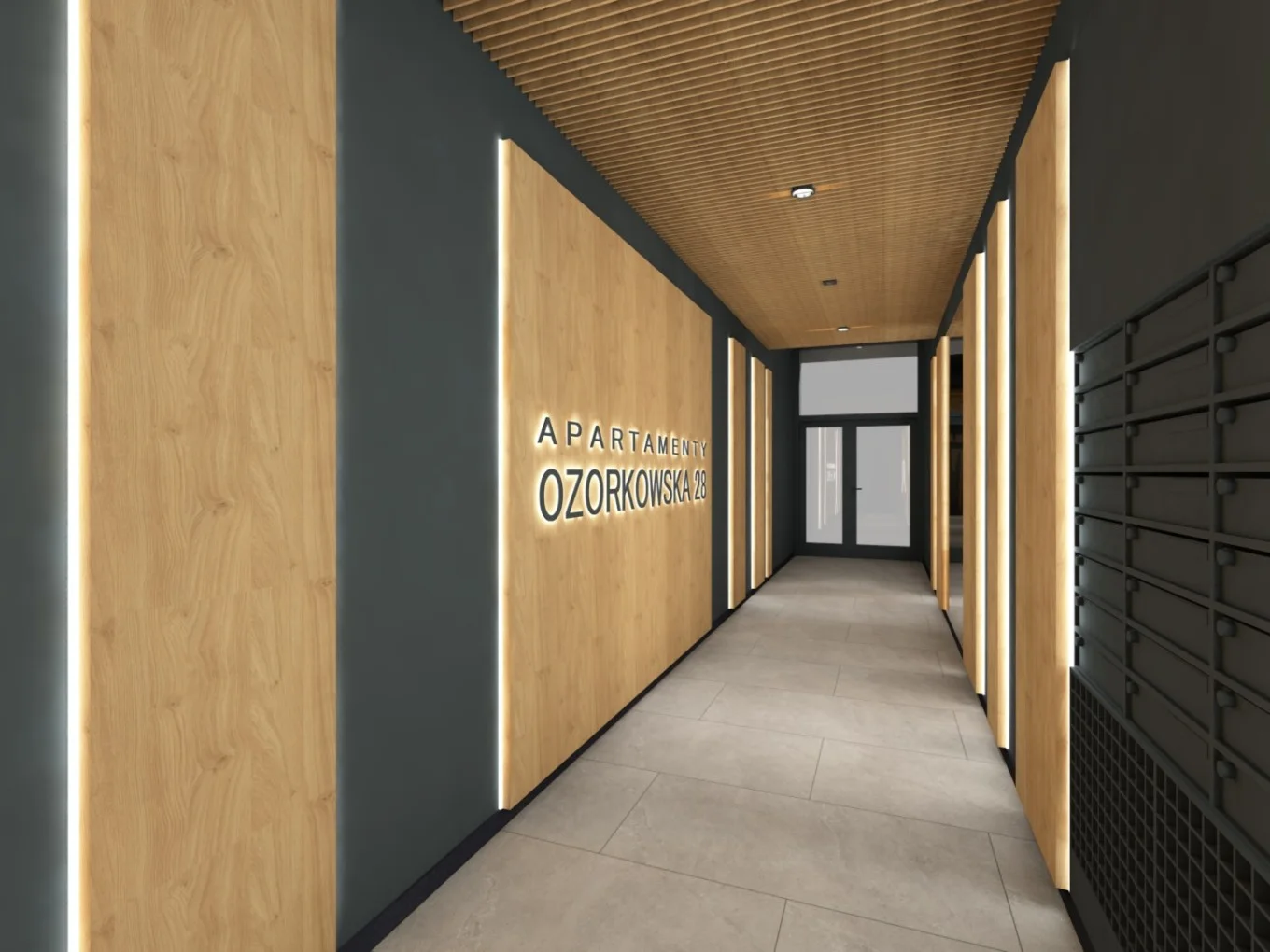 Projekt holu wejściowego Hi Tower